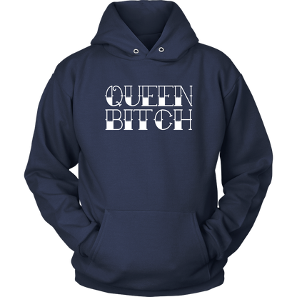 QUEEN BITCH TATTOO TYPE HOODIE