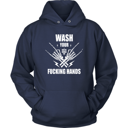 WASH YOUR ROCK HANDS HOODIE