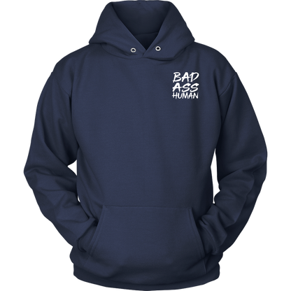 BAD ASS HUMAN SKULL ROCK HOODIE