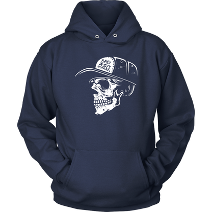 BAD ASS HUMAN SKULLCAP HOODIE