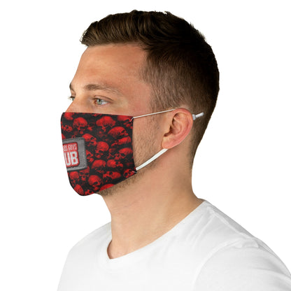 GRUMPY ASS GUYS CLUB RED SKULL Fabric Face Mask