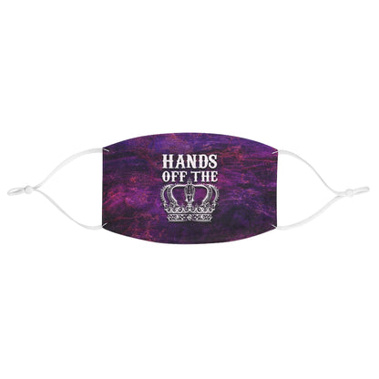 HANDS OFF THE CROWN Fabric Face Mask