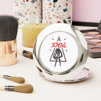 PEACE OUT Compact Travel Mirror