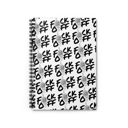 F*CK OFF Spiral Notebook - Ruled Line