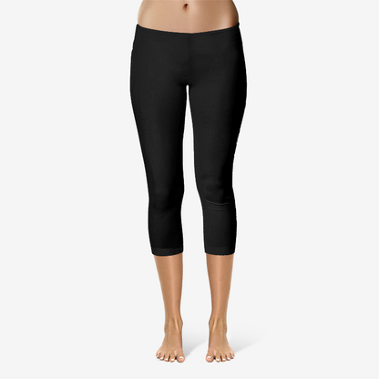 QUEEN BITCH TATTOO TITLE Capri Leggings