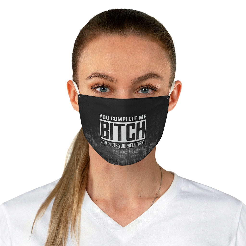 COMPLETE BITCH Fabric Face Mask