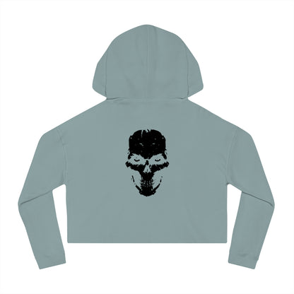 DO NOT TOUCH Cropped Hooded Sweatshirt