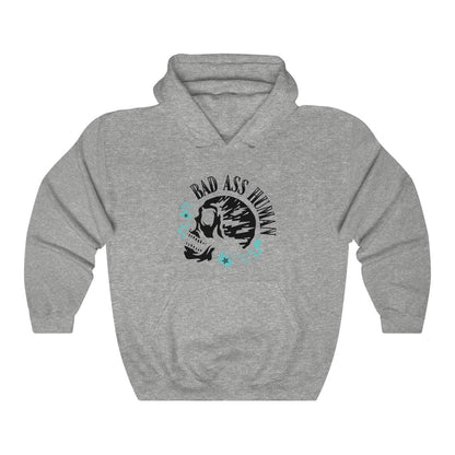 BAD ASS HUMAN MOHAWK Heavy Blend™ Hooded Sweatshirt