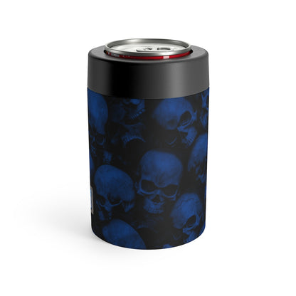 GRUMPY ASS GUYS CLUB BLUE SKULL Can Holder