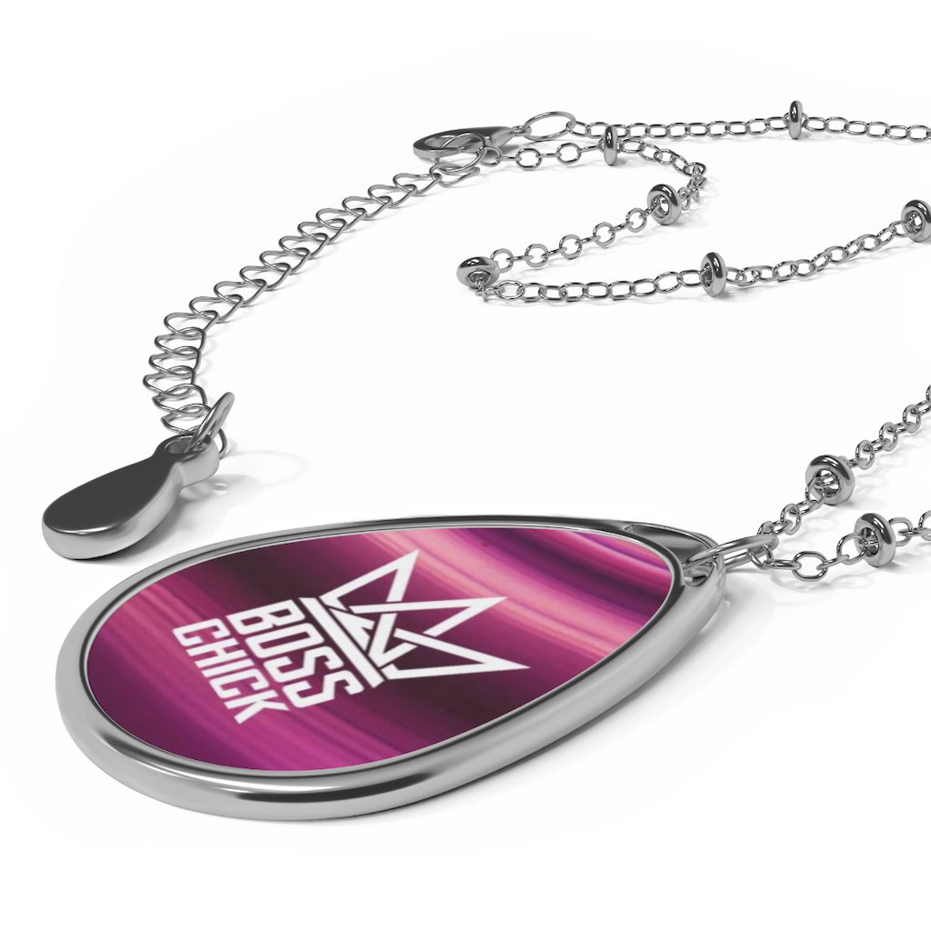 BOSS CHICK Oval Necklace