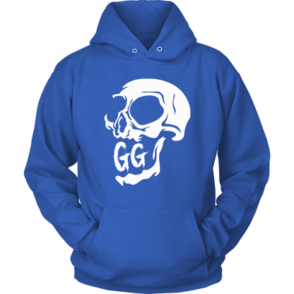 GRUMPY CREEPY SKULL HOODIE