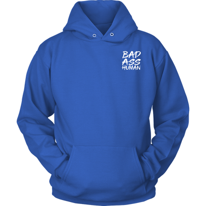 BAD ASS HUMAN SKULL ROCK HOODIE