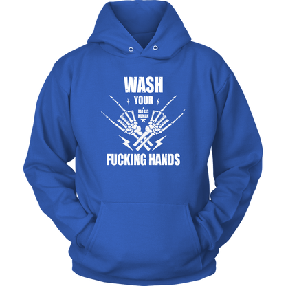WASH YOUR ROCK HANDS HOODIE