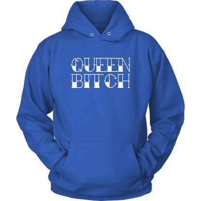 QUEEN BITCH TATTOO TYPE HOODIE