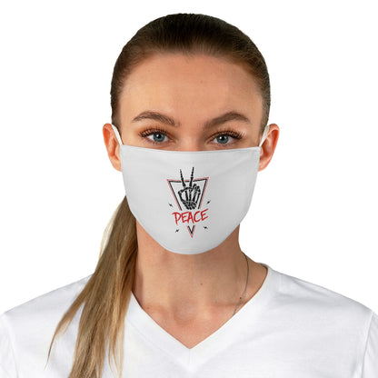 PEACE OUT Fabric Face Mask