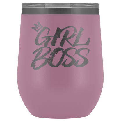 GIRL BOSS WINE TUMBLER