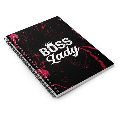 BOSS LADY Spiral Notebook - Ruled Line