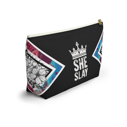 SHE SLAY Accessory Pouch w T-bottom