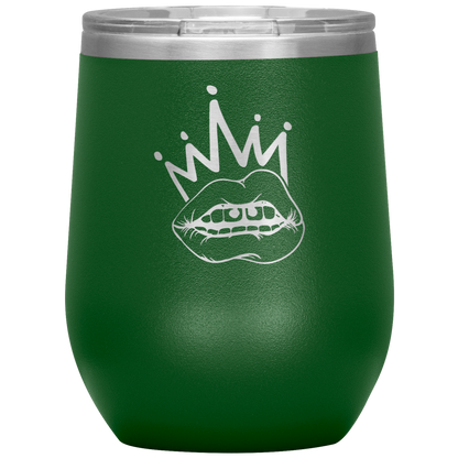 QUEEN BITCH TATTOO WINE TUMBLER
