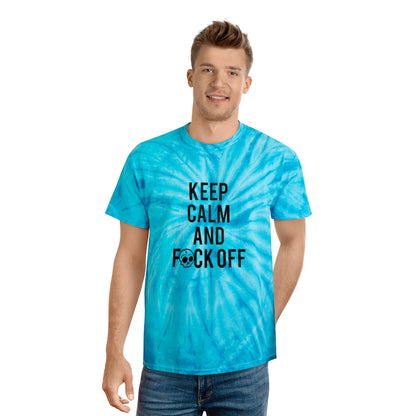 KEEP CALM AND F*CK OFF Tie-Dye Tee / Cyclone