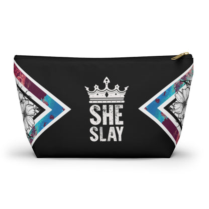SHE SLAY Accessory Pouch w T-bottom