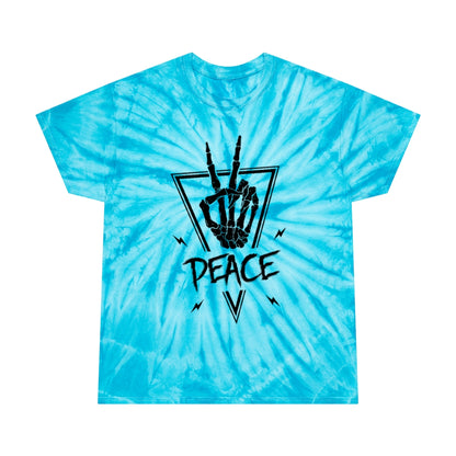 PEACE OUT Tie-Dye Tee / Cyclone