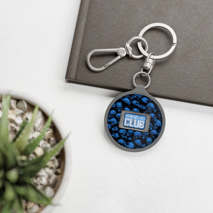 GRUMPY ASS GUYS CLUB BLUE SKULL Key Fob