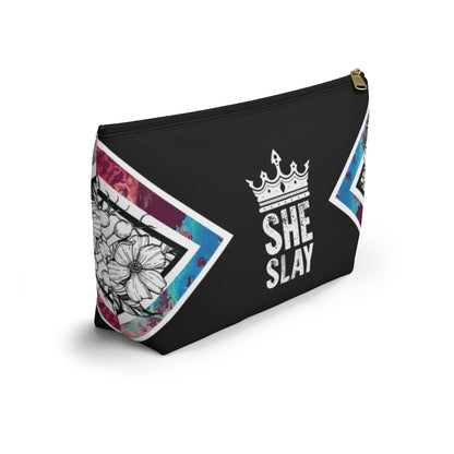 SHE SLAY Accessory Pouch w T-bottom