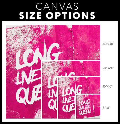 LONG LIVE THE QUEEN GALLERY CANVAS WALL ART