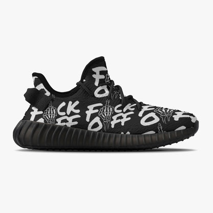 F*CK OFF Trendy Mesh Knit Sneakers