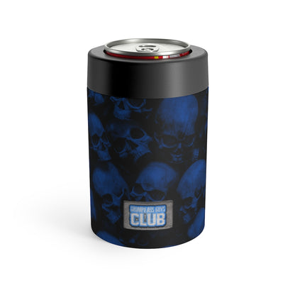 GRUMPY ASS GUYS CLUB BLUE SKULL Can Holder