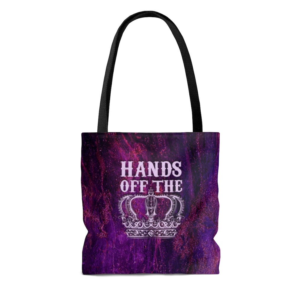 HANDS OFF THE CROWN Tote Bag