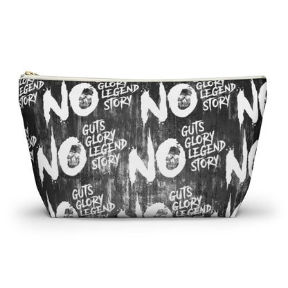 NO GUTS NO GLORY Accessory Pouch w T-bottom
