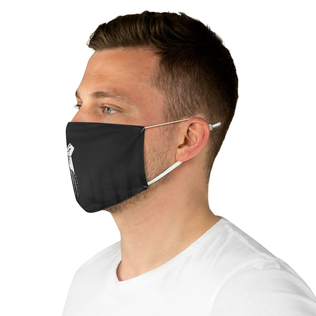 HATE IS THE VIRUS DRIP Fabric Face Mask