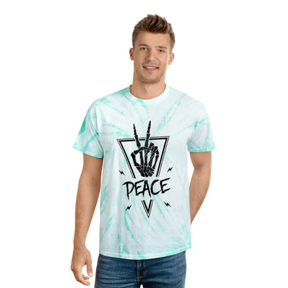 PEACE OUT Tie-Dye Tee / Cyclone