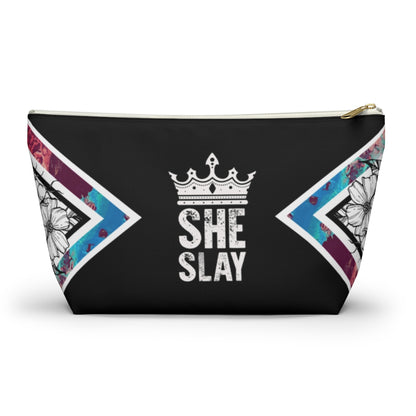 SHE SLAY Accessory Pouch w T-bottom