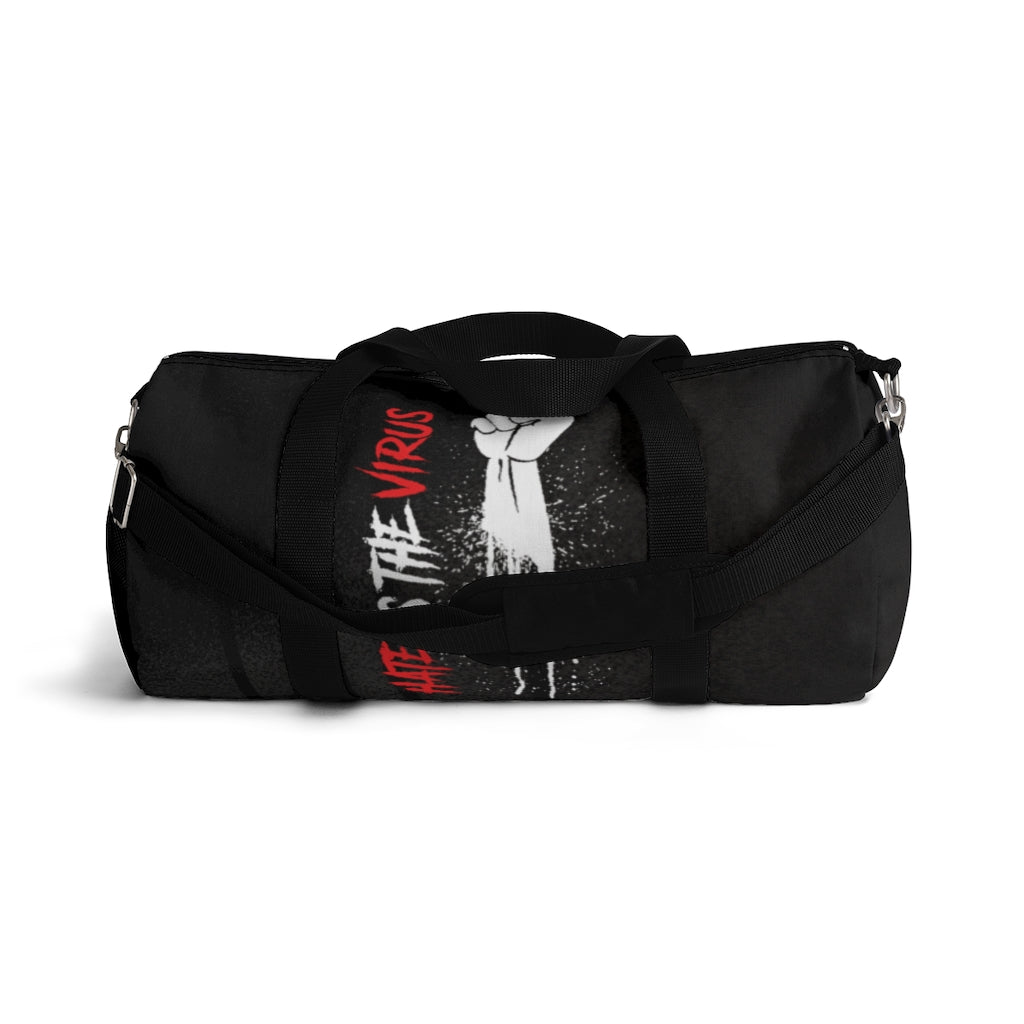 HATE IS THE VIRUS DRIP Duffel Bag