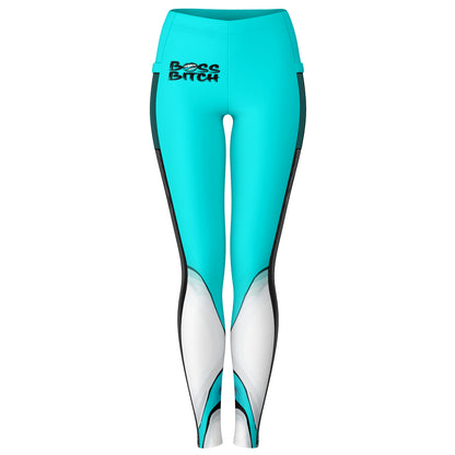 BOSS BITCH BULLET Mesh Pocket Leggings