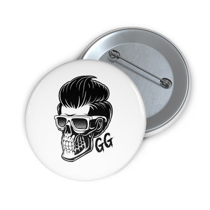 GRUMPY GUY GLASSES Pin Buttons