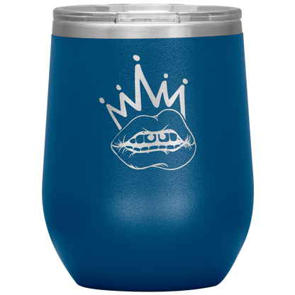 QUEEN BITCH TATTOO WINE TUMBLER