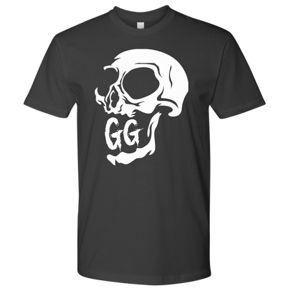 GRUMPY GUY CREEPY SKULL TSHIRT