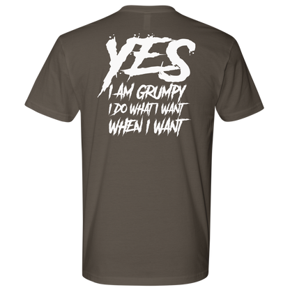 YES I AM GRUMPY TSHIRT