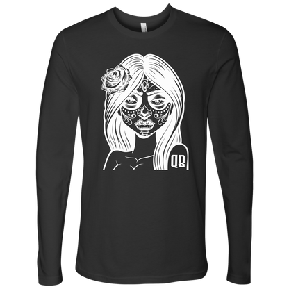 QB CLASSY DAY OF THE DEAD LONG SLEEVE