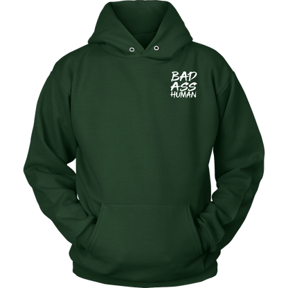 BAD ASS HUMAN SKULL ROCK HOODIE