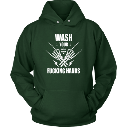 WASH YOUR ROCK HANDS HOODIE