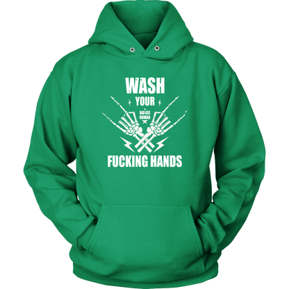 WASH YOUR ROCK HANDS HOODIE