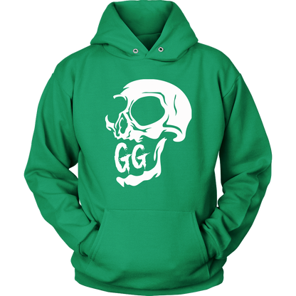 GRUMPY CREEPY SKULL HOODIE