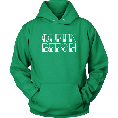 QUEEN BITCH TATTOO TYPE HOODIE