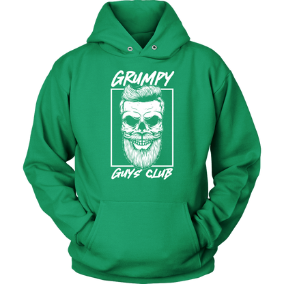 GRUMPY GUYS CLUB SKULL HOODIE