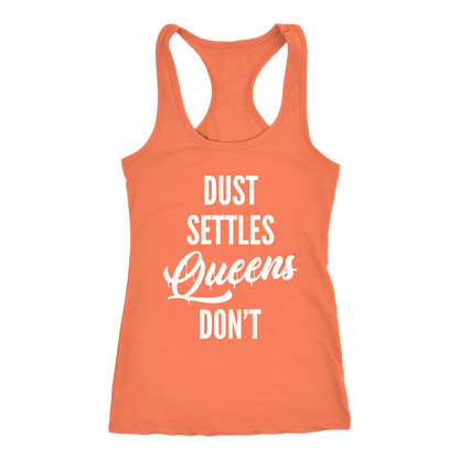 QUEENS DON'T SETTLE RACERBACK TANK